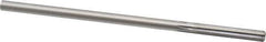 Interstate - 1/4" High Speed Steel Chucking Reamer - Straight Flute, 0.2405" Straight Shank, 1-1/2" Flute Length, 6" OAL - USA Tool & Supply