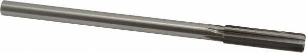 Interstate - 0.4385" High Speed Steel Chucking Reamer - Straight Flute, 0.373" Straight Shank, 1-3/4" Flute Length, 7" OAL - USA Tool & Supply