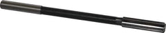 Interstate - 1/2" High Speed Steel Chucking Reamer - Straight Flute, 0.4355" Straight Shank, 2" Flute Length, 8" OAL - USA Tool & Supply