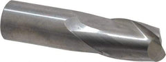 OSG - 3/4", 1" LOC, 3/4" Shank Diam, 3" OAL, 2 Flute, Solid Carbide Square End Mill - Single End, Uncoated, Spiral Flute, 30° Helix, Centercutting, Right Hand Cut, Right Hand Flute, Series 412 - USA Tool & Supply