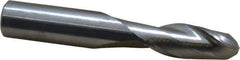 OSG - 13/32" Diam, 1" LOC, 2 Flute Solid Carbide Ball End Mill - Uncoated, Single End, 2-3/4" OAL, 7/16" Shank Diam, Spiral Flute - USA Tool & Supply