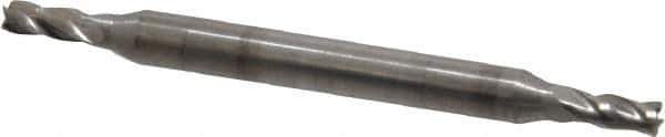 OSG - 5/64", 5/32" LOC, 1/8" Shank Diam, 1-1/2" OAL, 4 Flute, Solid Carbide Square End Mill - Double End, Uncoated, Spiral Flute, 30° Helix, Centercutting, Right Hand Cut, Right Hand Flute, Series 424 - USA Tool & Supply