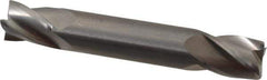 OSG - 7/16", 9/16" LOC, 7/16" Shank Diam, 2-3/4" OAL, 4 Flute, Solid Carbide Square End Mill - Double End, Uncoated, Spiral Flute, 30° Helix, Right Hand Cut, Right Hand Flute, Series 424 - USA Tool & Supply