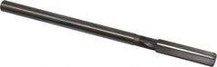 Interstate - 0.4355" High Speed Steel Chucking Reamer - Straight Flute, 0.373" Straight Shank, 1-3/4" Flute Length, 7" OAL - USA Tool & Supply