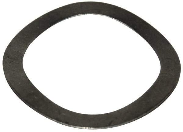 Gardner Spring - 2.2" ID x 2.816" OD, Grade 1074 Steel Wave Disc Spring - 0.03" Thick, 0.197" Overall Height, 0.097" Deflection, 65 Lb at Deflection - USA Tool & Supply