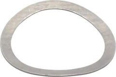 Gardner Spring - 0.243" ID x 0.305" OD, Grade 302 Stainless Steel Wave Disc Spring - 0.007" Thick, 0.03" Overall Height, 0.015" Deflection, 0.75 Lb at Deflection - USA Tool & Supply