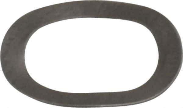 Gardner Spring - 0.265" ID x 0.367" OD, Grade 302 Stainless Steel Wave Disc Spring - 0.006" Thick, 0.03" Overall Height, 0.015" Deflection, 3 Lb at Deflection - USA Tool & Supply