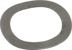 Gardner Spring - 0.35" ID x 0.492" OD, Grade 1074-1095 Steel Wave Disc Spring - 0.007" Thick, 0.035" Overall Height, 0.02" Deflection, 4 Lb at Deflection - USA Tool & Supply