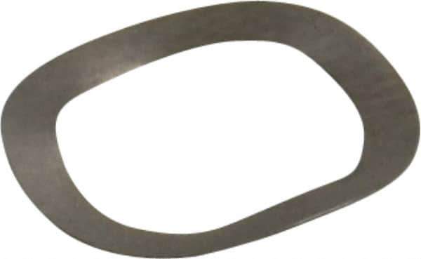 Gardner Spring - 0.35" ID x 0.492" OD, Grade 302 Stainless Steel Wave Disc Spring - 0.007" Thick, 0.035" Overall Height, 0.02" Deflection, 4 Lb at Deflection - USA Tool & Supply
