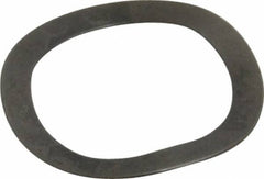 Gardner Spring - 0.459" ID x 0.608" OD, Grade 1074-1095 Steel Wave Disc Spring - 0.008" Thick, 0.037" Overall Height, 0.025" Deflection, 4 Lb at Deflection - USA Tool & Supply