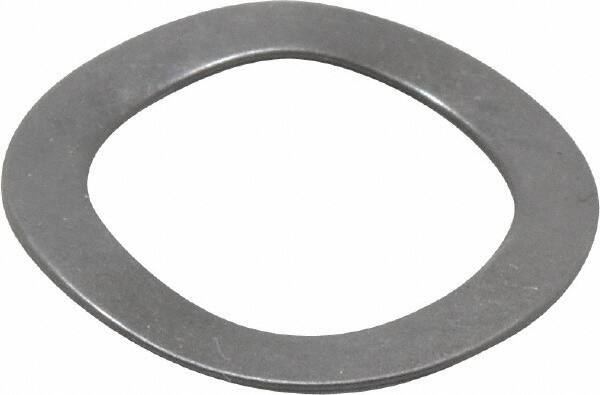 Gardner Spring - 0.44" ID x 0.618" OD, Grade 1074-1095 Steel Wave Disc Spring - 0.008" Thick, 0.04" Overall Height, 0.025" Deflection, 4 Lb at Deflection - USA Tool & Supply