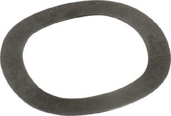 Gardner Spring - 0.531" ID x 0.734" OD, Grade 1074-1095 Steel Wave Disc Spring - 0.009" Thick, 0.05" Overall Height, 0.03" Deflection, 5.5 Lb at Deflection - USA Tool & Supply