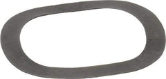 Gardner Spring - 0.65" ID x 0.855" OD, Grade 1074-1095 Steel Wave Disc Spring - 0.01" Thick, 0.06" Overall Height, 0.03" Deflection, 5.5 Lb at Deflection - USA Tool & Supply