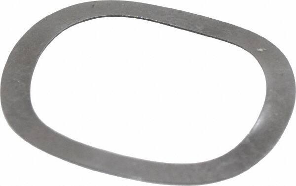 Gardner Spring - 0.839" ID x 1.08" OD, Grade 1074 Steel Wave Disc Spring - 0.012" Thick, 0.073" Overall Height, 0.036" Deflection, 10 Lb at Deflection - USA Tool & Supply