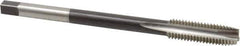 Hertel - 1/2-13 UNC 3 Flute H3 Bright Finish High Speed Steel Spiral Point Extension Tap - Plug Chamfer, 6" OAL, 3B Class of Fit - Exact Industrial Supply