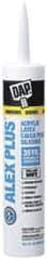 DAP - 10.1 oz Cartridge White Acrylic & Latex Caulk - -20 to 180°F Operating Temp, 30 min Tack Free Dry Time - USA Tool & Supply