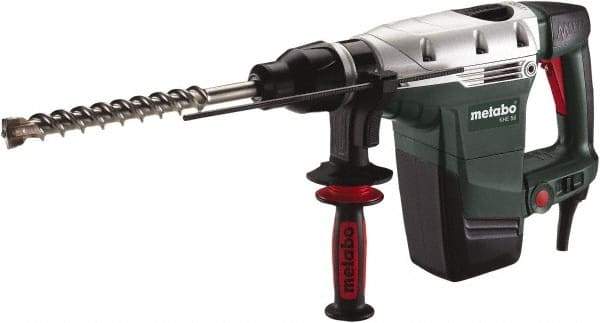 Metabo - 120 Volt 1-3/4" SDS Max Chuck Electric Hammer Drill - 0 to 2,840 BPM, 0 to 450 RPM, Reversible - USA Tool & Supply