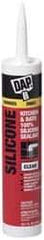 DAP - 10.1 oz Tube Clear RTV Silicone Joint Sealant - -40 to 400°F Operating Temp, 10 to 25 min Tack Free Dry Time, 24 hr Full Cure Time - USA Tool & Supply