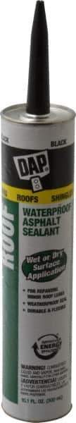 DAP - 10.1 oz Cartridge Black Asphalt Joint Sealant - -40 to 180°F Operating Temp - USA Tool & Supply