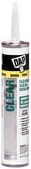 DAP - 10.1 oz Cartridge Clear Butyl Rubber Caulk - -30 to 200°F Operating Temp, 10 min Tack Free Dry Time - USA Tool & Supply