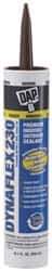 DAP - 10.1 oz Cartridge Brown Acrylic & Latex Caulk - -30 to 180°F Operating Temp, 30 min Tack Free Dry Time - USA Tool & Supply