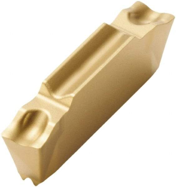 Seco - LCMF, 0.118" Cutting Width, CP500 Grade, Double End Multi-Directional Turning Insert - TiAlN, TiN Coated - USA Tool & Supply