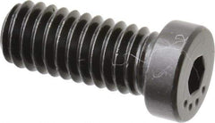 Made in USA - 5/16-18 UNC Hex Socket Drive, Low Socket Cap Screw - Grade 4037 Alloy Steel, Black Oxide Finish, Fully Threaded, 3/4" Length Under Head - USA Tool & Supply