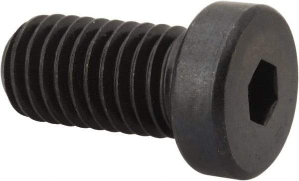 Made in USA - 1/2-13 UNC Hex Socket Drive, Low Socket Cap Screw - Grade 4037 Alloy Steel, Black Oxide Finish, Fully Threaded, 1" Length Under Head - USA Tool & Supply