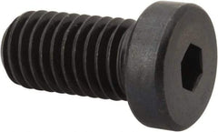 Made in USA - 1/2-13 UNC Hex Socket Drive, Low Socket Cap Screw - Grade 4037 Alloy Steel, Black Oxide Finish, Fully Threaded, 1" Length Under Head - USA Tool & Supply