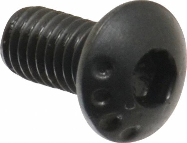 Made in USA - M3x0.50 Metric Coarse Hex Socket Button Cap Screw - USA Tool & Supply