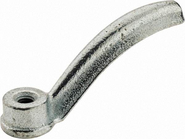 Value Collection - 3/8-16, #2, Ductile Iron Adjustable Clamping Handle Nut - 1" Flange OD - USA Tool & Supply
