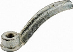 Value Collection - 7/16-14, #3, Ductile Iron Adjustable Clamping Handle Nut - 1" Flange OD - USA Tool & Supply