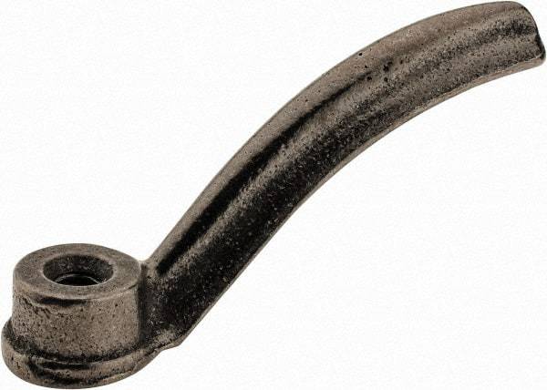 Value Collection - 3/8-16, #2, Ductile Iron Adjustable Clamping Handle Nut - 1" Flange OD - USA Tool & Supply