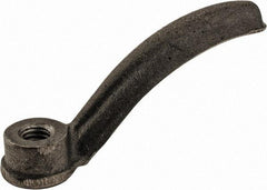 Value Collection - 7/16-14, #3, Ductile Iron Adjustable Clamping Handle Nut - 1" Flange OD - USA Tool & Supply