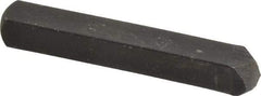 Made in USA - 3/16 Inch Character Size, 17 within a Triangle, Code Stamp - Steel - USA Tool & Supply