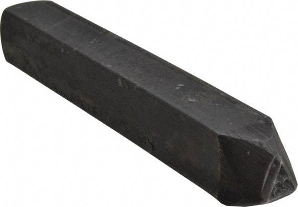 Made in USA - 3/16 Inch Character Size, 23 within a Triangle, Code Stamp - Steel - USA Tool & Supply