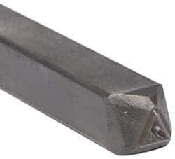 Made in USA - 3/16 Inch Character Size, 24 within a Triangle, Code Stamp - Steel - USA Tool & Supply