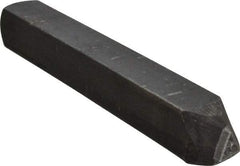 Made in USA - 3/16 Inch Character Size, 27 within a Triangle, Code Stamp - Steel - USA Tool & Supply