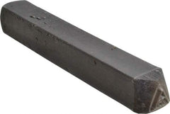 Made in USA - 3/16 Inch Character Size, 28 within a Triangle, Code Stamp - Steel - USA Tool & Supply