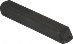 Made in USA - 3/16 Inch Character Size, 34 within a Triangle, Code Stamp - Steel - USA Tool & Supply