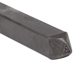 Made in USA - 3/16 Inch Character Size, 41 within a Triangle, Code Stamp - Steel - USA Tool & Supply