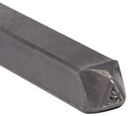 Made in USA - 3/16 Inch Character Size, 52 within a Triangle, Code Stamp - Steel - USA Tool & Supply