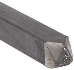 Made in USA - 3/16 Inch Character Size, 59 within a Triangle, Code Stamp - Steel - USA Tool & Supply