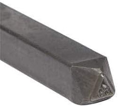 Made in USA - 3/16 Inch Character Size, 89 within a Triangle, Code Stamp - Steel - USA Tool & Supply