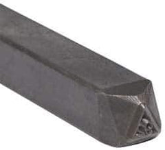 Made in USA - 3/16 Inch Character Size, 92 within a Triangle, Code Stamp - Steel - USA Tool & Supply