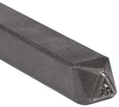 Made in USA - 3/16 Inch Character Size, 93 within a Triangle, Code Stamp - Steel - USA Tool & Supply