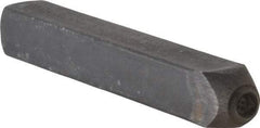 Made in USA - 3/16 Inch Character Size, 48 within a Circle, Code Stamp - Steel - USA Tool & Supply