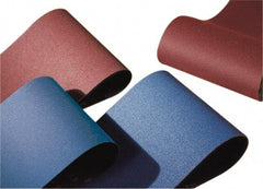 Norton - 50" Wide x 103" OAL, 80 Grit, Zirconia Alumina Abrasive Belt - Zirconia Alumina, Medium, Coated, Y Weighted Cloth Backing, Series R811 - USA Tool & Supply
