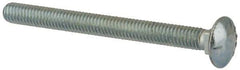 Value Collection - 5/16-18 UNC 3-1/2" Length Under Head, Standard Square Neck, Carriage Bolt - Grade 5 Steel, Zinc-Plated Finish - USA Tool & Supply