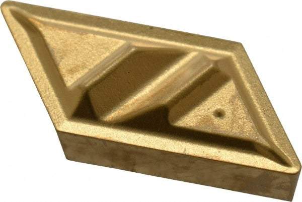Kennametal - NPGR51, KC850 Grade Carbide Profiling Insert - TiC/TiCN/TiN Finish, 55° Incl Angle, Parallelogram, 0.4567" Side Length, 1/8" Thick, 1/64" Corner Radius - USA Tool & Supply